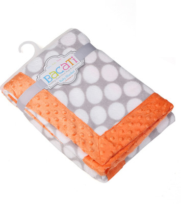 

Bacati Polka Single Blanket(Multicolor)