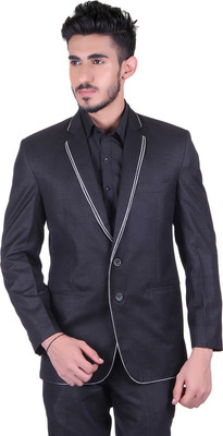 

Protext Solid Single Breasted Casual, Festive, Formal, Lounge Wear, Party, Sports, Wedding Men's Blazer(Black