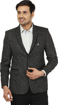 

Platinum Studio Self Design Single Breasted Casual, Formal Men Blazer(Grey, Sober grey