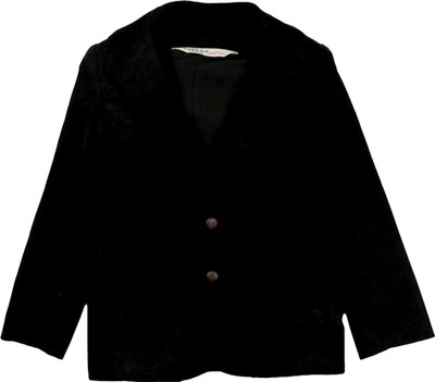 

Beebay Solid Single Breasted Festive Boys Blazer(Black)