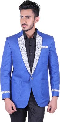 

Protext Solid Single Breasted Casual, Festive, Formal, Lounge Wear, Party, Sports, Wedding Men's Blazer(Blue