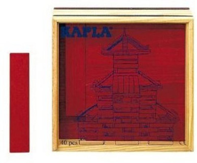 

Kapla 40 Pc Red Color Square In Wooden Box(Red)