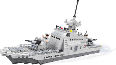 

Fun Blox Army Guard War Bolcks (Cruise Warship, Fighter Plane, Soldier)(Multicolor)22702(Multicolor)