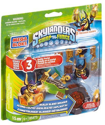 

Mega Bloks Skylanders Legendary Trigger Happy Battle Portal(Multicolor)