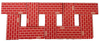 

Mondo Bloxx 40 Pack Cardboard Block Brick Set (12x6x3)(Multicolor)