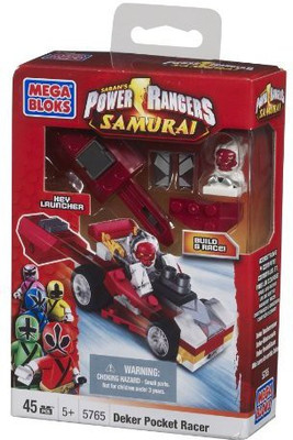 Mega Bloks Power Rangers Deker Pocket Racer(Multicolor)
