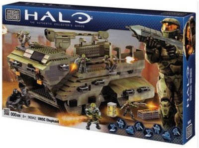 Mega Bloks Halo Unsc Elephant(Multicolor)