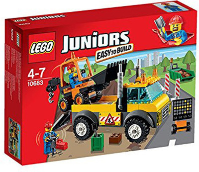 

Lego Juniors 10683 - Road Work Truck (132 Pcs)(Multicolor)