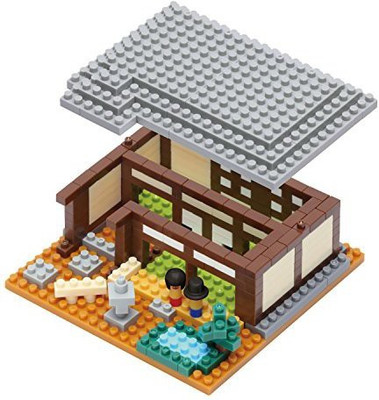 

Kawada Nanoid Japanese House Nano Building Kit(Multicolor)