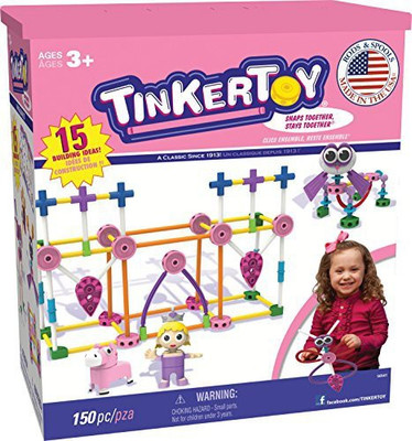 

Tinkertoy Pink Building Set(Multicolor)
