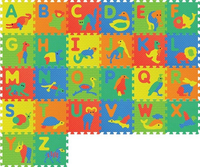 

Sunta 12"(10mm) - 26pcs Alphabet / Animal Mats(Multicolor)