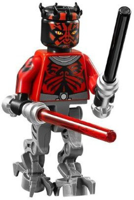 

Lego Star Wars Mini Darth Maul Cyborg With Darksaber Lightsaber(Multicolor)