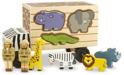 

Melissa & Doug Melissa & Doug Animal Rescue Shape-Sorting Truck(Multicolor)