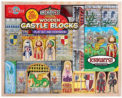 

T.S. Shure Archiquest Wooden Castleplayset And Storybook Building Kit(Multicolor)