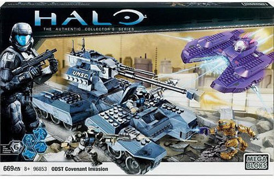 

Mega Bloks Halo Wars Exclusive Set 96853 Covenant Invasion(Blue)