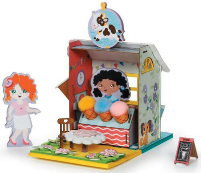 

Darice 3D Playtown Creativity Kits Over The Moon Creamery(Multicolor)