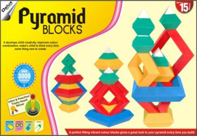 

Ratnas pyramid block(Multicolor)