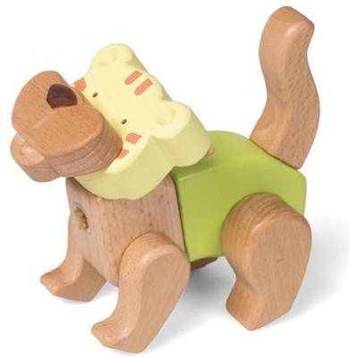 

Smart Gear Click 'N Play Tiger Building Set(Brown)
