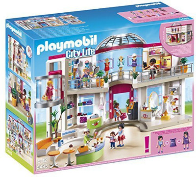 

Playmobil Furnished Shopping Mall Playset(Multicolor)