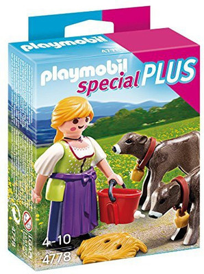 

Playmobil Country Woman with Calves Set(Multicolor)