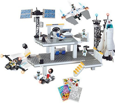 

BRICTEK Space Station Buildingset 706Pcs (Compatible With Legos)(Multicolor)