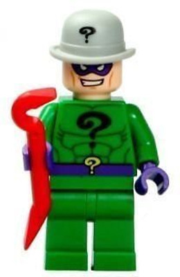 

Lego Dc Comics Super Heores Mini The Riddler With Crowbar(Green)