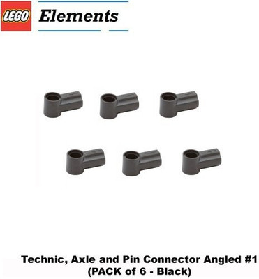 

Parts - Technic, Connectors Lego Parts Technicaxle And Pin Connector Angled 1(Black)