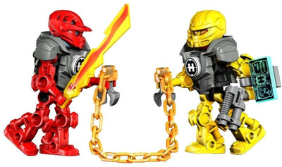 Lego Splitter Beast vs Furno & Evo