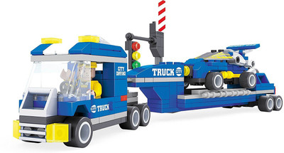 

Fun Blox F1 Car with Carrier(Multicolor)