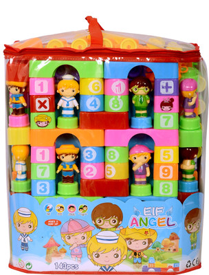 

Planet of Toys Educational Puzzle Blocks Set 143 PCS (Big Size)(Multicolor)