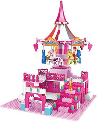 

ZTrend Wonderland Deluxe Merrygoround Geared Motion Building Set(Pink)