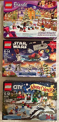 

Lego Advent 2015 Bundle Star Wars 75097 Friends 41102 And City(Multicolor)