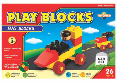 

Virgo Toys Play Blocks Car Set(Multicolor)