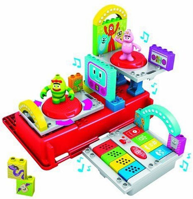 

Yo Gabba Gabba Large Playset Asst Dj Lance Boombox Mega Bloks(Multicolor)