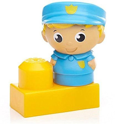 

First Builders Mega Bloks Buddies Semi Blind Packs Lil Police Officer(Multicolor)