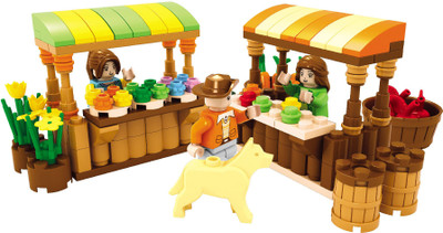 

Fun Blox 174pcs Farm Blocks-Farmer'S Market(Multicolor)