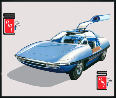 

AMT USA 1/25 Scale Piranha Super Spy CarPlastic Model Kit(Multicolor)
