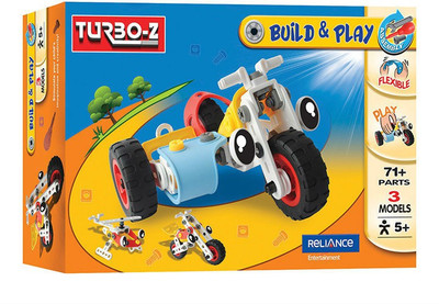 

TurboZ Build N Play Motorcycle (71 parts)(Multicolor)