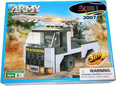 

Adraxx DIY Hobby 3D Fighter Truck Model Assembling Kit(Multicolor)