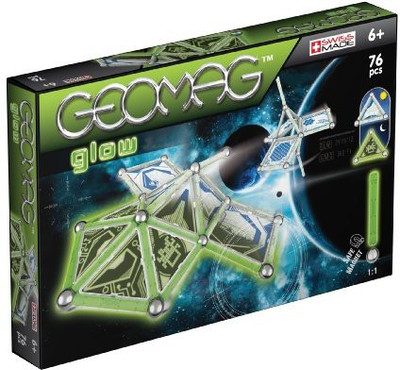 

Geomag Space Glow In The Dark Set (76 Pieces)(Green)