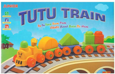 Ratnas Tutu Train Junior Multicolor Ratnas Blocks Building Sets