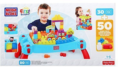 

Fisher-Price First Builders Build n Learn Table(Multicolor)