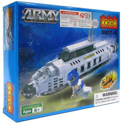 

ToysBuggy Cogo Army Action Block Set - 3007-4(Multicolor)