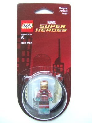 Lego Marvel Super Heros Iron Man Magnet(Multicolor)