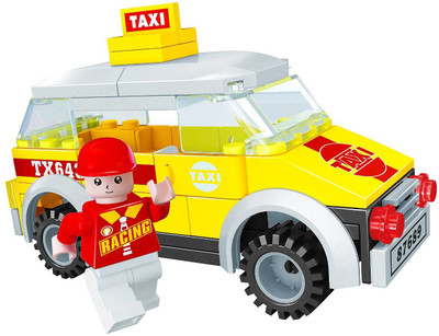 

Fun Blox City Taxi With Driver (71Pcs)(Multicolor)