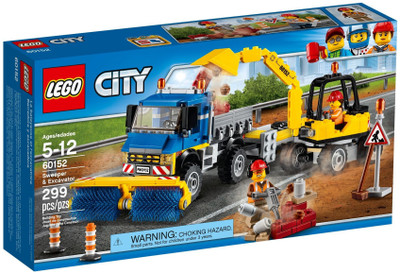 

Lego Sweeper & Excavator(Multicolor)