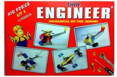 

Giftoscope Little Engineer Air Force Mechanical Kit 1 for Juniors(Multicolor)