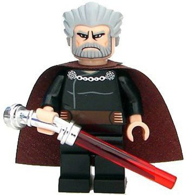 

Lego Star Wars Count Dooku Mini With Lightsaber(Black)