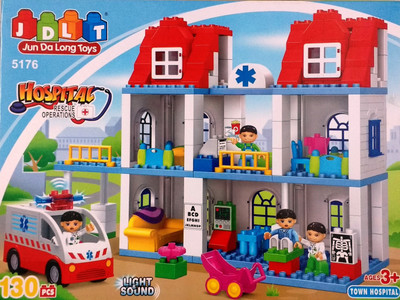

Jaibros Jdlt Hospital Creative Education 130 Pcs Block Construction Set(Multicolor)