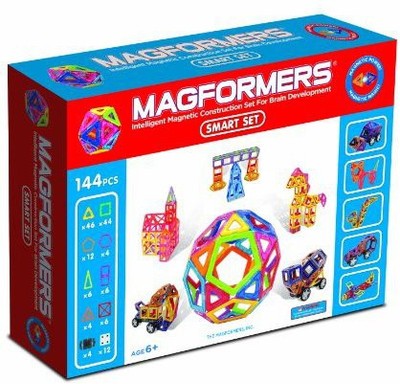 

Magformers Smart Set 144 Pieces(Multicolor)